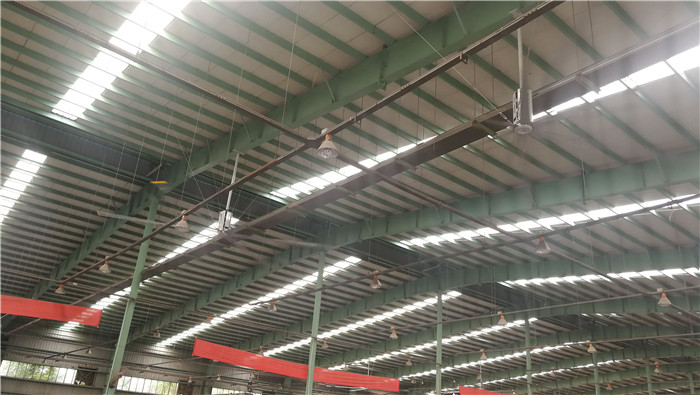 东莞工业大风扇大型节能工业吊扇降温原理是什么？